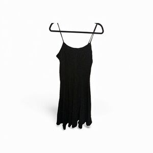 Beaded Black Sleeveless Dress